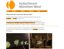 Tablet Screenshot of kulturforum-mwest.de